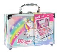 Nice Group - Magic Unicorn Case Make Up, Valigetta con Specchio e Set di Trucchi per Bambini