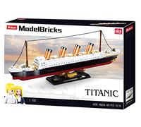 Nice Group Mattoncini, Rms Titanic Piccolo, Costruzioni per Bambini, 481 pezzi, multicolore