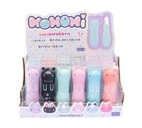 Nice Group - MOMOMI Kuchibeni Lipstick, 1 Lucidalabbra Gatto Trasparente e con Fragranza a sorpresa