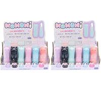 Nice Group - MOMOMI Kuchibeni Lipstick, 1 Lucidalabbra Gatto Trasparente e con Fragranza a sorpresa (Confezione da 2)