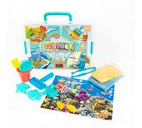 Nice Group - Sensory Case, Scatola Sensoriale per Bambini, scoperta Mondo Marino, Manipolazione dei materiali, sviluppo motricità fine