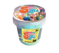 Nice Group Spongy Sand, 1 Barattolo di Sabbia Colorata Assortito a Sorpresa, con Paillettes, Perline o Glitter, Multicolore, Taglia Unica, 91000