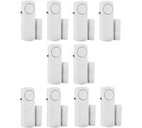 NICE Home Campanello di allarme per porte e finestre di sicurezza personale | Sensore wireless per porte e finestre | Confezione da 10