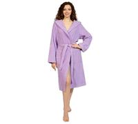 nice homeit Accappatoio Unisex per Donna/Uomo con Cappuccio - In Spugna di Cotone 100% OEKO-TEX - Morbido, Assorbente, - Design Italiano