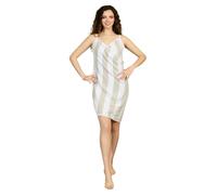 nice homeit Asciugamani Bagno Indossabile Donna - Telo da bagno - Morbido, Assorbente, Asciugatura Rapida - Certificazione OEKO-TEX - Design Italiano -75x160 cm (Bianco/Tortora)