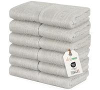 nice homeit Set 12 Lavette Mini Asciugamani 30x30 cm -Asciugamani Viso e Ospiti 100% cottone filato ad anello - per mani, neonati, trucco, cucina, casa e viaggi. Leggere, Morbide, Assorbenti.