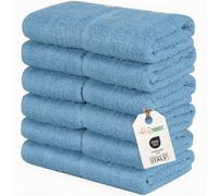 nice homeit Set 12 Lavette Mini Asciugamani 30x30 cm -Asciugamani Viso e Ospiti 100% cottone filato ad anello - per mani, neonati, trucco, cucina, casa e viaggi. Leggere, Morbide, Assorbenti.