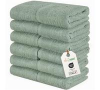 nice homeit Set 12 Lavette Mini Asciugamani 30x30 cm -Asciugamani Viso e Ospiti 100% cottone filato ad anello - per mani, neonati, trucco, cucina, casa e viaggi. Leggere, Morbide, Assorbenti.