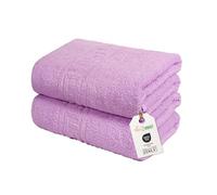 nice homeit Set 2 Asciugamano da Bagno grandi 100x150 cm - Extra Large Telo Bagno in 100% Cotone Filato ad Anello - Extra Morbido e Assorbente. MADE IN ITALY