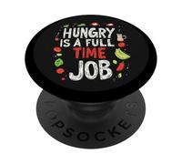Nice Hungry è un servizio di offerta di lavoro a tempo pieno PopSockets PopGrip Adesivo