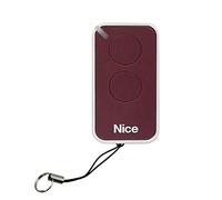Nice INTI2R telecomando (rosso) - 2 canali, 433,92 MHz, codice Rolling - Cancello, garage
