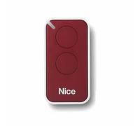 INTI2R TELECOMANDO TRASMETTITORE 2 CANALI ROSSO AUTOMAZIONI CANCELLI NICE