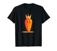 Nice Kingdom - Verdure con carota divertente e corona, vestito Maglietta