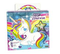 Nice Magic Unicorn Book Libro da Disegno con Immagini da Colorare
