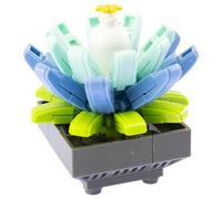 Nice Mattoncini - Exotic Plants - Set da Costruzione in Blocchi della Pianta Echeveria - cod 78047