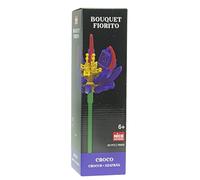 Nice Mattoncini - Flower I - Set da Costruzione in Blocchi del Fiore Crocus, 83 Pezzi - cod 78005