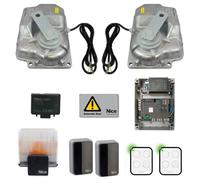Kit Automazione Motore 24V Interrato Per Cancelli a Battente NICE MFAB3024BDKCE