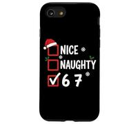 Nice Naughty 6 7 Christmas Santa Claus Custodia per iPhone SE (2020) / 7/8