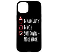 Nice Naughty Fed The Wrong Animal Christmas List Fattoria Custodia per iPhone 15 Plus