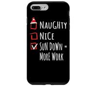 Nice Naughty Fed The Wrong Animal Christmas List Fattoria Custodia per iPhone 7 Plus/8 Plus