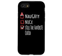 Nice Naughty Still The Favorite Child Christmas List Shirt Custodia per iPhone SE (2020) / 7/8