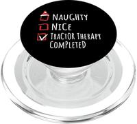 Nice Naughty Tractor Therapy Completed Christmas List PopSockets PopGrip per MagSafe