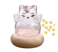 Nice Portamonete - Vaso a forma di gatto portatile per monete sulla libreria da tavolo | Barattolo in per salvadanaio - Banca di monete in Cat forma decorativa portatile