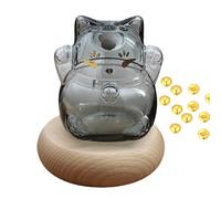 Nice Portamonete - Vaso a forma di gatto portatile per monete sulla libreria da tavolo | Barattolo in per salvadanaio - Banca di monete in Cat forma decorativa portatile