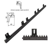 NICE ROA6 Cremagliera in Nylon M4 25X20X1000 Mm Asolata Per Cancello Scorrevole