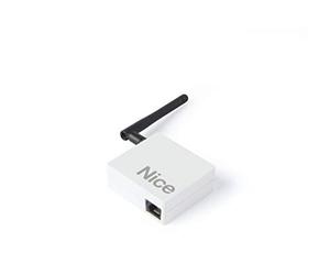 Nice SPA Interfaccia Wi-Fi per il controllo delle automazioni Nice per cancelli e porte da garage codice : IT4WIFI, Bianco
