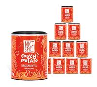 NICE SPICE Condimento per divano e patate, 10 lattine (10 x 50 g), perfetto per patatas brava e patate fritte, 10 ingredienti raffinati tra cui rosmarino e sale marino, piacere per gli amanti delle