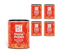 NICE SPICE Condimento per divano e patate, 5 lattine (5 x 50 g), perfetto per patatas brava e patate fritte, 10 ingredienti raffinati tra cui rosmarino e sale marino, piacere per gli amanti delle