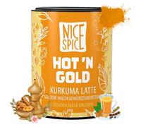 NICE SPICE Curcuma Latte Golden Latte 15 x 45g Hot N Gold Miscele di spezie indiane