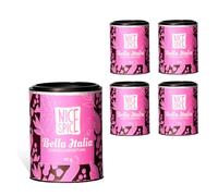 NICE SPICE Italian Allrounder, 5 lattine (5 x 45 g), mix di spezie per piatti italiani, pasta, pizza, regalo per cuochi amatoriali, scorte di spezie