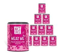 NICE SPICE Meat Me Spezie Confezione da 10 (10 x 60 g), perfette per gli appassionati di barbecue e di pollo, regalo per i maestri della grigliata