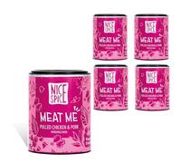 NICE SPICE Meat Me Spezie confezione da 5 (5 x 60 g), perfetto per i fan del barbecue e del pollo, regalo per i maestri della grigliata