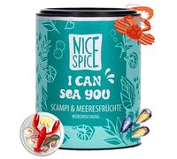 NICE SPICE Scampi & Frutti di mare, 15 x 60 g, miscela di spezie, gamberetti multiuso - preparazione delle spezie per cibo di mare