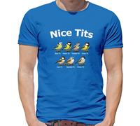 Nice T-Shirt Uomo Con Disegno Tit Bird Bluetit Blue Funny Rude