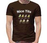 Nice T-Shirt Uomo Con Disegno Tit Bird Bluetit Blue Funny Rude