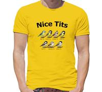 Nice T-Shirt Uomo Con Disegno Tit Bird Bluetit Blue Funny Rude
