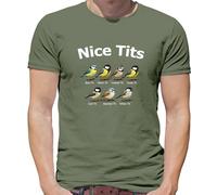 Nice T-Shirt Uomo Con Disegno Tit Bird Bluetit Blue Funny Rude