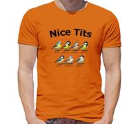 Nice T-Shirt Uomo Con Disegno Tit Bird Bluetit Blue Funny Rude
