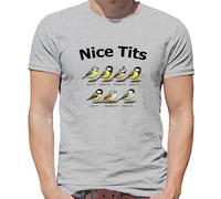 Nice T-Shirt Uomo Con Disegno Tit Bird Bluetit Blue Funny Rude