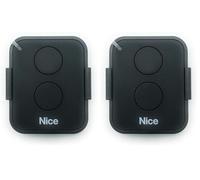 Nice - Telecomando/trasmettitore FLO2RE, 2 canali, frequenza 433,92 MHz, rolling code (Confezione da 2)