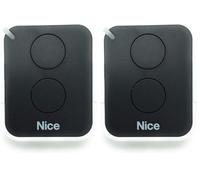 NICE - Télécommande Nice ERA ONE2, 2 canaux, 433,92 MHz,Noir/Blanc, ON2 (Confezione da 2)