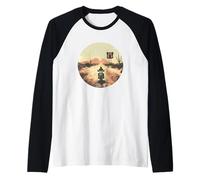 Nice USA Strade per Gli Amanti delle motociclette e delle Biciclette Maglia con Maniche Raglan