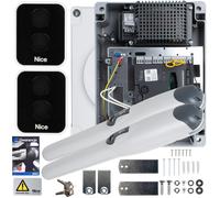 NICE WINGO 3524 KIT - Attuatore cancello girevole 24 V per 2 ante Cancello (s...