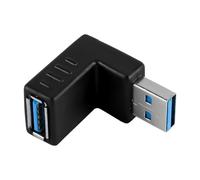 Nicear 2 Pezzi Combo Adattatore USB 3.0 90 Gradi Maschio A Femmina Ad Angolo Verso L Alto E Il Basso Connettore di Accoppiamento