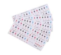 Nicear 4 Pegatinas Para Teclado De Piano, 61 Teclas Numeradas, Guía De Notas Extraíbles Para Principiantes.