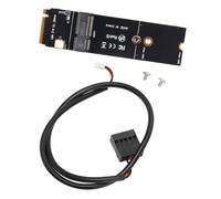 Nicear A+E Key per scheda adattatore M.2 Key, scheda di conversione SSD per schede di rete wireless, modulo M.2 SSD BT con prestazioni stabili, nero